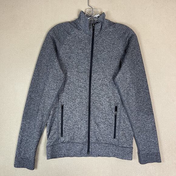 Lululemon Athletic Jacket Mens S Gray Enginered Warmth Wool Bland Full Zip - Picture 1 of 9